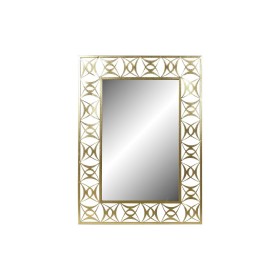 Miroir mural DKD Home Decor Doré Métal Verre 30 x 40 cm 66 x 2 x 91,5 cm de DKD Home Decor, Miroirs muraux - Réf : S3033740, ...