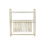 Zeitschriftenkorb DKD Home Decor Spiegel Gold Metall (76 x 35 x 83 cm) von DKD Home Decor, Zeitschriften-Sammler - Ref: S3033...