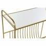 Zeitschriftenkorb DKD Home Decor Spiegel Gold Metall (76 x 35 x 83 cm) von DKD Home Decor, Zeitschriften-Sammler - Ref: S3033...