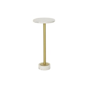 Mesa de apoio DKD Home Decor Dourado Metal Mármore 27 x 27 x 62 cm de DKD Home Decor, Jogos de móveis - Ref: S3033764, Preço:...