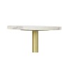 Side table DKD Home Decor Golden Metal Marble 27 x 27 x 62 cm by DKD Home Decor, Tables - Ref: S3033764, Price: 114,96 €, Dis...