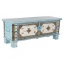 Chest DKD Home Decor Blue Brass Mango wood 116 x 40 x 45 cm by DKD Home Decor, Storage boxes and chests - Ref: S3033767, Pric...