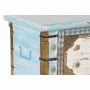 Arca DKD Home Decor Azul Latão Madeira de mangueira 116 x 40 x 45 cm de DKD Home Decor, Caixas e baús de arrumação - Ref: S30...