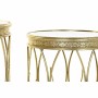 Set of 2 small tables DKD Home Decor Golden 40 x 40 x 54 cm by DKD Home Decor, Tables - Ref: S3033779, Price: 105,95 €, Disco...