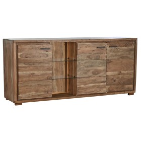 Buffet Alexandra House Living Doré Naturel Fer Bois d'épicéa 37 x 139 x 120 cm | Tienda24 - Global Online Shop Tienda24.eu