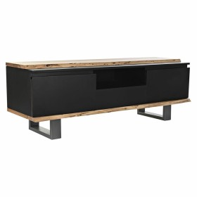 Mueble de TV DKD Home Decor Negro 145 x 45 x 50 cm Marrón Madera de mango de DKD Home Decor, Mesas y soportes para TV - Ref: ...