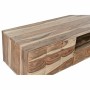 Móvel de TV DKD Home Decor Ondas Castanho Marrom claro Madeira 145 x 45 x 46 cm de DKD Home Decor, Mesas e suportes para TV -...