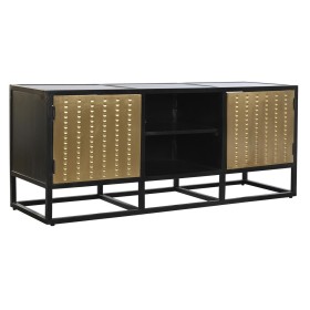 TV furniture DKD Home Decor Black Metal Wood (120 x 37 x 50 cm) by DKD Home Decor, TV tables and stands - Ref: S3033811, Pric...