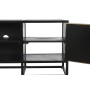 TV furniture DKD Home Decor Black Metal Wood (120 x 37 x 50 cm) | Tienda24 - Global Online Shop Tienda24.eu