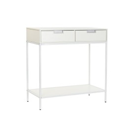 Console DKD Home Decor Métal MDF Blanc (80 x 35 x 81 cm) de DKD Home Decor, Tables - Réf : S3033826, Prix : 121,22 €, Remise : %