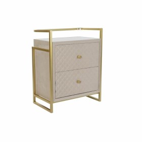 Side table DKD Home Decor Beige Golden Metal Crystal 60 x 35 x 75 cm by DKD Home Decor, Tables - Ref: S3033854, Price: 228,00...