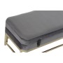 Banquette DKD Home Decor Gris Doré Métal Velours (80 x 40 x 47 cm) de DKD Home Decor, Chaises - Réf : S3033859, Prix : 226,97...