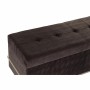 Banquette DKD Home Decor  Doré Métal Marron Velours (120 x 42 x 48 cm) | Tienda24 - Global Online Shop Tienda24.eu