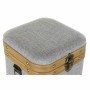 Set dekorativer Karten DKD Home Decor Grau Holz Polyester (3 pcs) | Tienda24 - Global Online Shop Tienda24.eu