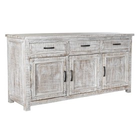 Aparador DKD Home Decor Branco Madeira de mangueira (165 x 45 x 80 cm) de DKD Home Decor, Armários e aparadores - Ref: S30338...