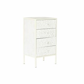 Cassettiera DKD Home Decor Abete MDF Bianco Arabo (45 x 34 x 78 cm) di DKD Home Decor, Comò e cassettiere - Rif: S3033909, Pr...