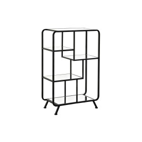 Scaffale DKD Home Decor Nero Metallo Cristallo 60 x 28 x 93 cm (1) di DKD Home Decor, Unità di mensole - Rif: S3033928, Prezz...