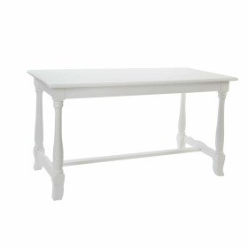 Tavolo da Pranzo DKD Home Decor Legno Bianco (180 x 90 x 80 cm) di DKD Home Decor, Tavoli da sala da pranzo - Rif: S3033960, ...