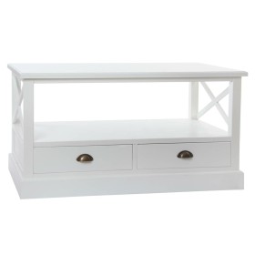 Mesa de Centro DKD Home Decor Branco Madeira (108 x 48 x 56,5 cm) de DKD Home Decor, Jogos de móveis - Ref: S3033966, Preço: ...