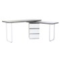 Desk DKD Home Decor Natural Grey Metal MDF (150 x 120 x 75 cm) by DKD Home Decor, Computer desks and tables - Ref: S3033987, ...