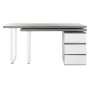 Desk DKD Home Decor Natural Grey Metal MDF (150 x 120 x 75 cm) by DKD Home Decor, Computer desks and tables - Ref: S3033987, ...