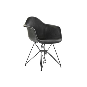 Silla con Reposabrazos DKD Home Decor Gris oscuro Metal 64 x 59 x 84 cm de DKD Home Decor, Sillas - Ref: S3034074, Precio: 12...