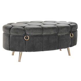 Hocker DKD Home Decor Rosa Gold Metall 100 x 100 x 45 cm | Tienda24 - Global Online Shop Tienda24.eu