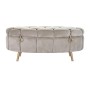 Banco baúl DKD Home Decor Beige Metal Poliéster (125 x 55 x 53 cm) de DKD Home Decor, Sillas - Ref: S3034130, Precio: 384,89 ...