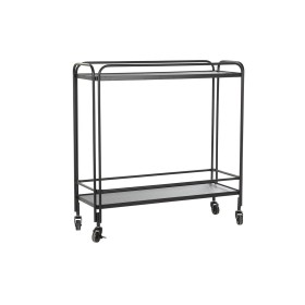 Consola DKD Home Decor Cristal Negro Metal (80 x 28 x 80,5 cm) de DKD Home Decor, Mesas - Ref: S3034142, Precio: 213,99 €, De...