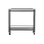 Console DKD Home Decor Crystal Black Metal (80 x 28 x 80,5 cm) | Tienda24 - Global Online Shop Tienda24.eu