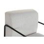 Poltrona DKD Home Decor Preto Poliéster Branco Ferro (64 x 74 x 79 cm) | Tienda24 - Global Online Shop Tienda24.eu