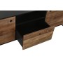 Mueble de TV DKD Home Decor 144,5 x 40 x 51 cm Negro Naranja Madera Reciclada Pino de DKD Home Decor, Mesas y soportes para T...