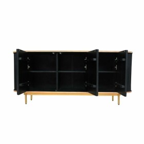 Buffet DKD Home Decor 177 x 45 x 75 cm Naturel Noir Chêne Bois de manguier de DKD Home Decor, Buffets, crédences et vaisselie...