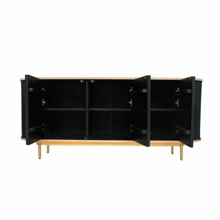 Sideboard DKD Home Decor 177 x 45 x 75 cm Natural Black Oak Mango wood by DKD Home Decor, Sideboards - Ref: S3034175, Price: ...