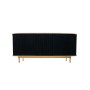 Credenza DKD Home Decor 177 x 45 x 75 cm Naturale Nero Rovere Legno di mango di DKD Home Decor, Credenze e buffet - Rif: S303...