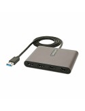 Adaptador USB 3.0 a HDMI Startech USB32HD4 Negro Gris Multicolor 1 m | Tienda24 Tienda24.eu