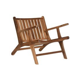 Siège DKD Home Decor Naturel Teck (70 x 82 x 70 cm) de DKD Home Decor, Chaises - Réf : S3034232, Prix : 174,82 €, Remise : %