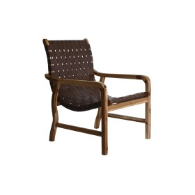 Armchair DKD Home Decor Brown Teak 66 x 73 x 96 cm by DKD Home Decor, Chairs - Ref: S3034239, Price: 296,95 €, Discount: %