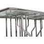 Mesa de Comedor DKD Home Decor Plateado Cristal Acero (180 x 90 x 75 cm) de DKD Home Decor, Mesas - Ref: S3034277, Precio: 72...