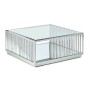 Mesa de Centro DKD Home Decor Transparente Plateado Acero Espejo 100 x 100 x 45 cm | Tienda24 - Global Online Shop Tienda24.eu