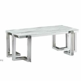 Dining Table DKD Home Decor Crystal Steel (180 x 90 x 76 cm) by DKD Home Decor, Dining Tables - Ref: S3034282, Price: 872,64 ...