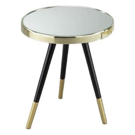 Table d'appoint DKD Home Decor Miroir Doré Acier (42,5 x 42,5 x 48 cm) de DKD Home Decor, Tables - Réf : S3034293, Prix : 101...