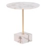 Table d'appoint DKD Home Decor Marbre Acier Résine (45 x 45 x 50 cm) de DKD Home Decor, Tables - Réf : S3034296, Prix : 90,88...