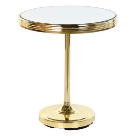 Table d'appoint DKD Home Decor Miroir Doré Laiton (42,5 x 42,5 x 49 cm) de DKD Home Decor, Tables - Réf : S3034298, Prix : 11...