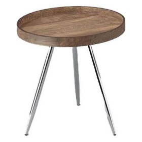 Table d'appoint DKD Home Decor Acier Bois MDF (45,8 x 45,8 x 47,5 cm) de DKD Home Decor, Tables - Réf : S3034303, Prix : 88,5...