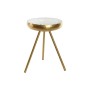 Side table DKD Home Decor Golden Aluminium White Lacquered (43 x 43 x 61 cm) by DKD Home Decor, Tables - Ref: S3034314, Price...