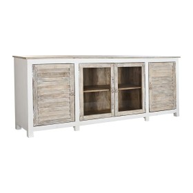 Aparador DKD Home Decor Branco Natural Marrom claro Madeira de mangueira 210 x 40 x 82 cm de DKD Home Decor, Armários e apara...