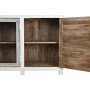 Buffet DKD Home Decor Blanc Naturel Marron Clair Bois de manguier 210 x 40 x 82 cm de DKD Home Decor, Buffets, crédences et v...