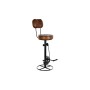 Stool DKD Home Decor Brown Black Metal 45 x 45 x 118 cm by DKD Home Decor, Barstools - Ref: S3034330, Price: 165,42 €, Discou...