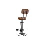 Stool DKD Home Decor Brown Black Metal 45 x 45 x 118 cm by DKD Home Decor, Barstools - Ref: S3034330, Price: 165,42 €, Discou...